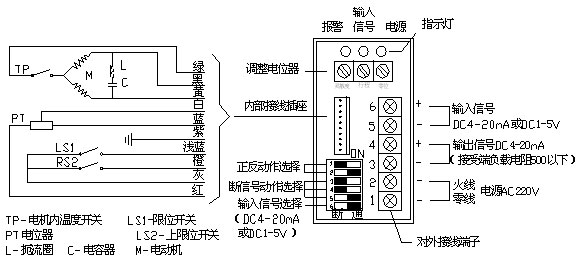 電動(dòng)防爆球閥電動(dòng)執行器接線(xiàn)圖